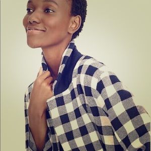 J.Crew Sophie Sweater Blazer in Gingham
